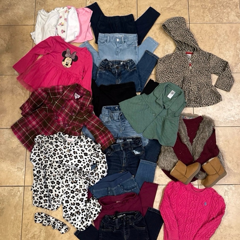 Girl toddler clothes bundle lot